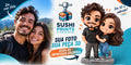 Personalização por Foto Colorida ( CHIBI ) | 2 Pessoas